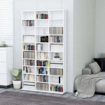 White gloss store dvd unit